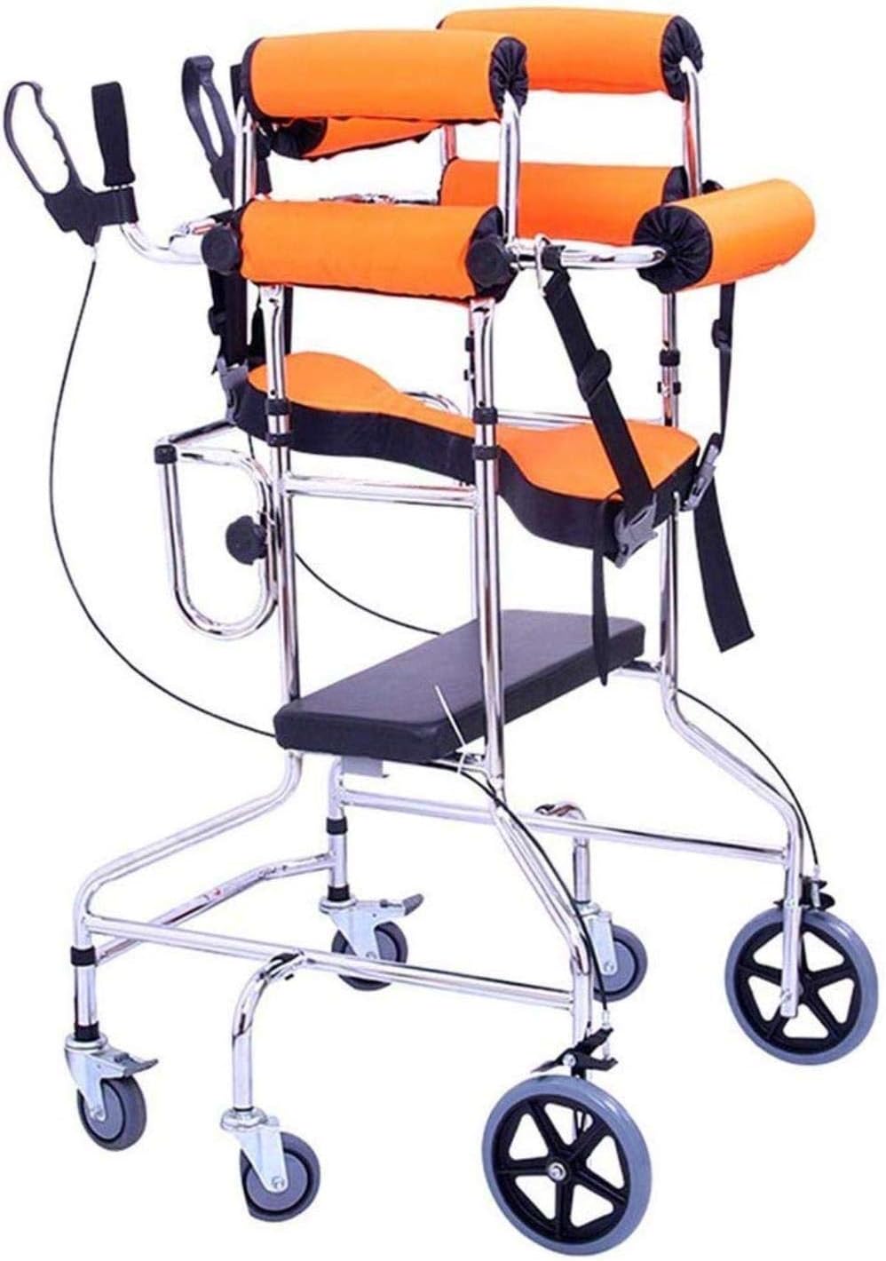 Standard Walkers Walking Aid walking stick Rolling Walkers for Men/Walker/Walk Aid Equipment/Stand Frame Height Adjustable Walking Frames (Color : B)