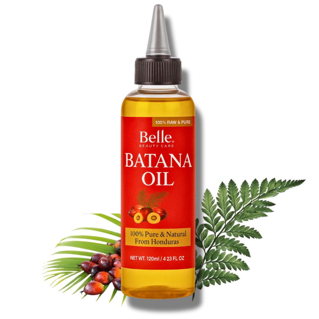 Batana Oil for Hair Growth – 100% Pure Batana Oil, Pre Diluted Scalp Oil, Natural Hair Treatment for Hair Loss, Thicker & Stronger Hair, Vegan 120ml