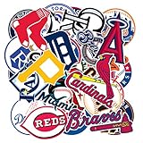 Baseball Sports Laptop Stickers Cool Vinyl Waterproof Skateboard Pad MacBook Car Snowboard Bicycle Luggage Decal 30pcs Pack