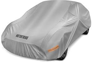 Motor Trend SafeKeeper Heavy Duty Car Cover Waterproof All Weather, Multi-Layered Truck SUV Car Cover for Snow Rain Sun UV Protection, Full Exterior Car Covers for Automobiles (Fits up to 210" Length)