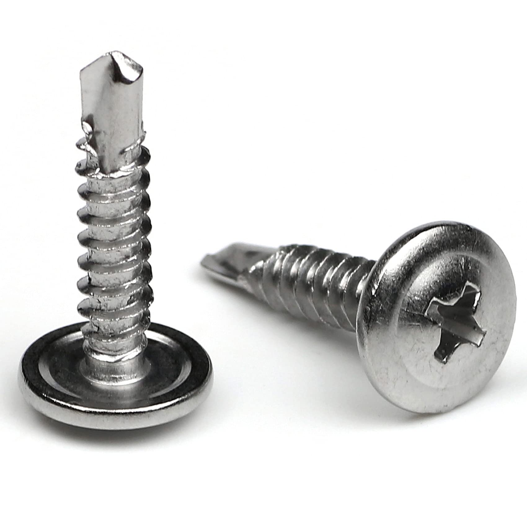 400X #8 Phillips Wafer Head Self Tapping/Drilling Screws Kit 410 Stainless Steel