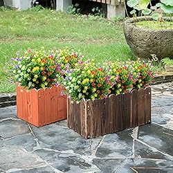 LUCKY SNAIL 5 Bundles Artificial Flowers for