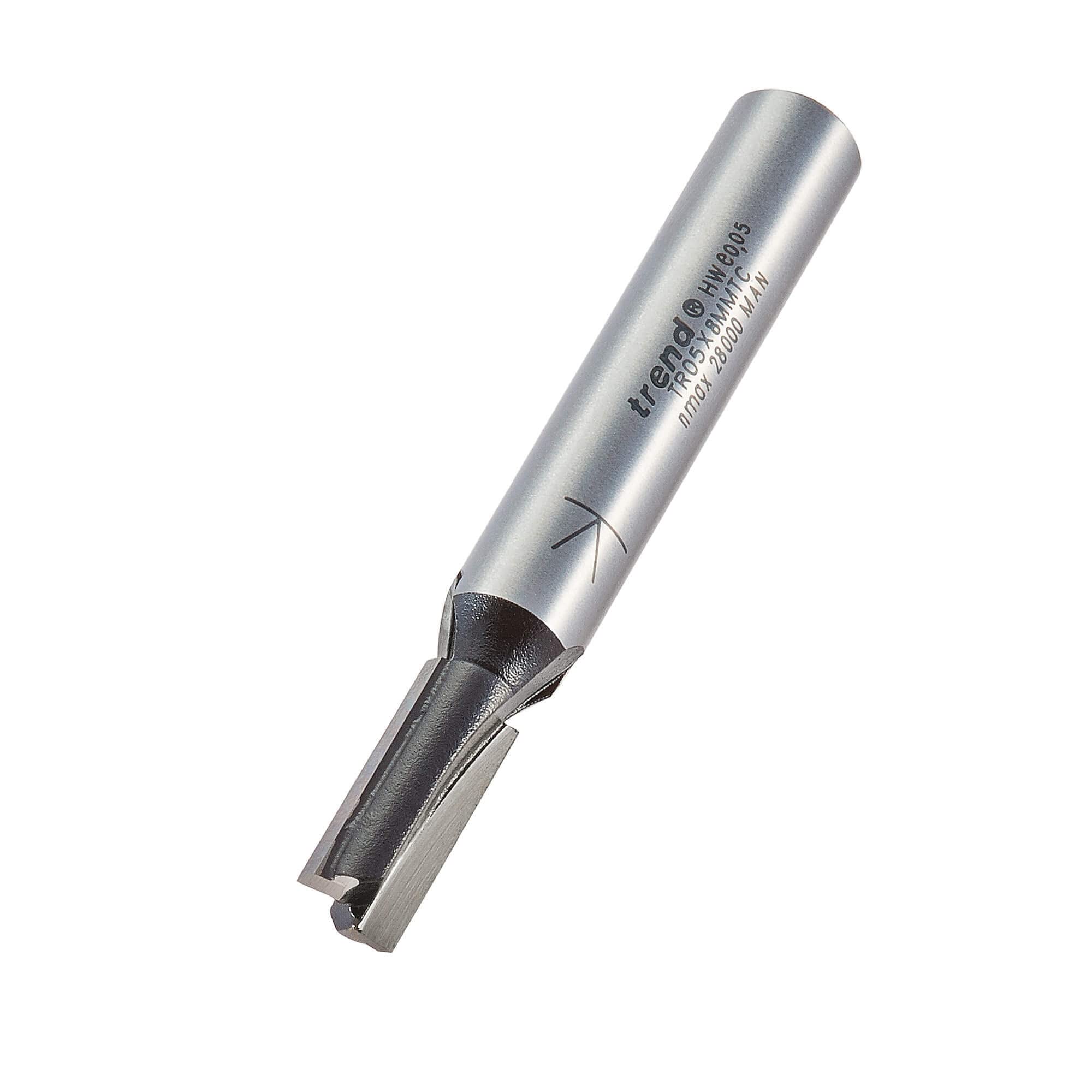 Trend Double Edge Router Bit 6.35 mm Diameter x 16 mm Cut, TR05X8MMTC