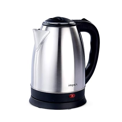 Impex Steamer 1.5 Litre, 1500 W Stainless steel Electric Kettle