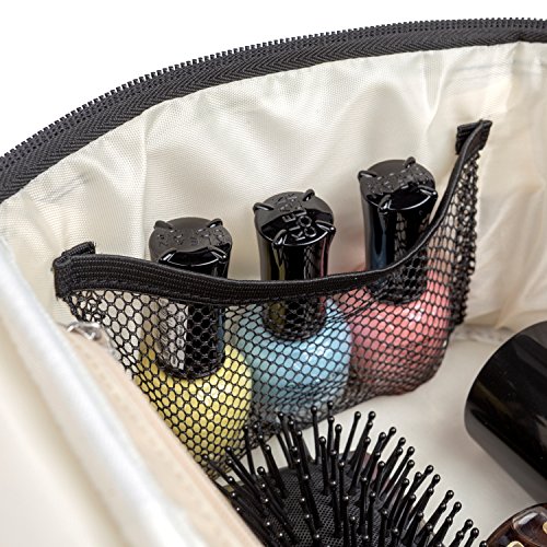 Ellis James Designs Large Travel Makeup Bag for Women - Black Make Up Bag for Women - Travel Cosmetic Bag - Makeup Case Gifts for Women, Makeup Organizer Bag, Travel Toiletry Bag for Women 8 Ellis James Designs Large Travel Makeup Bag for Women - Black Make Up Bag for Women - Travel Cosmetic Bag - Makeup Case Gifts for Women, Makeup Organizer Bag, Travel Toiletry Bag for Women