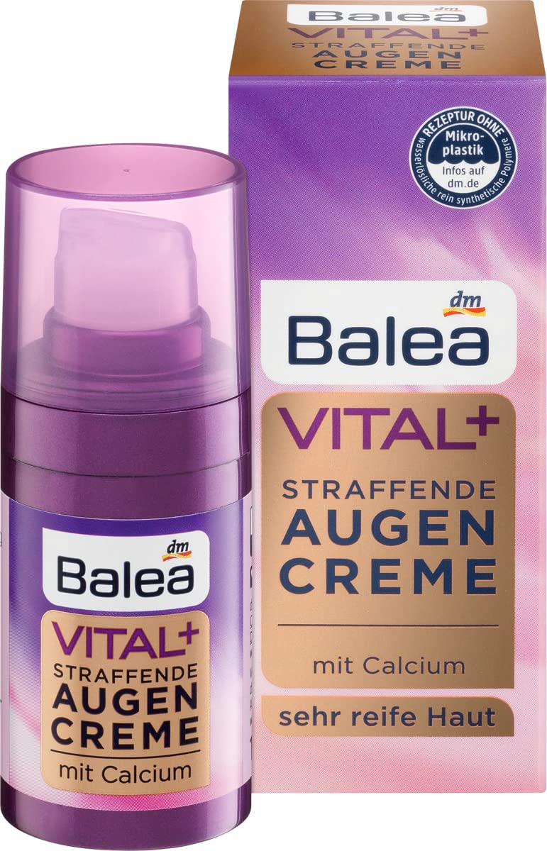 Vital+ Firming Eye Cream - For the Needs of Very Mature Skin - Reduces Wrinkle Depth - Strengthens and Nourishes Intensively - 15 ml