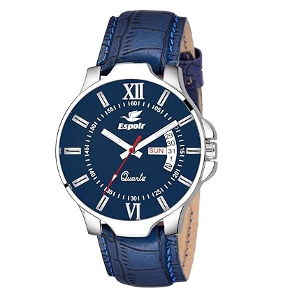 Analog Blue Dial Mens Watch-ES87320