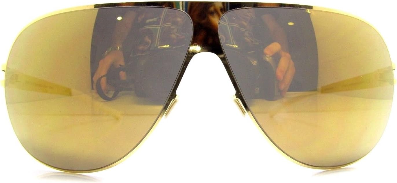 Sunglasses New Patented Handmade Genuine Germany Mod Hubert 66 mm Gold