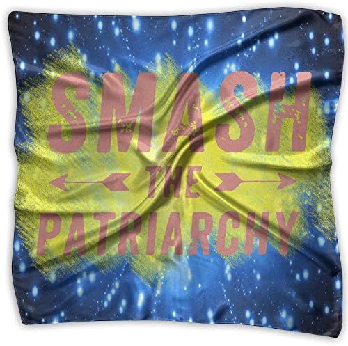 Smash The Patriarchy Durable Classic Women's Silky Scarf Square Cowboy Bandanas Single Pack