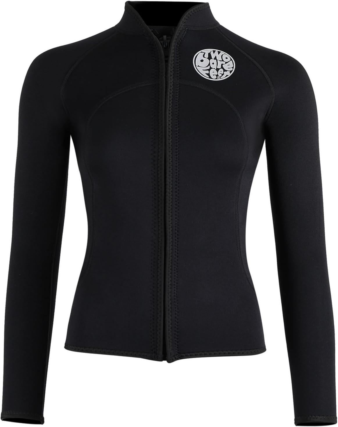 Two Bare Feet Womens Heritage 3mm Full Zip Long Sleeve Wetsuit Jacket
