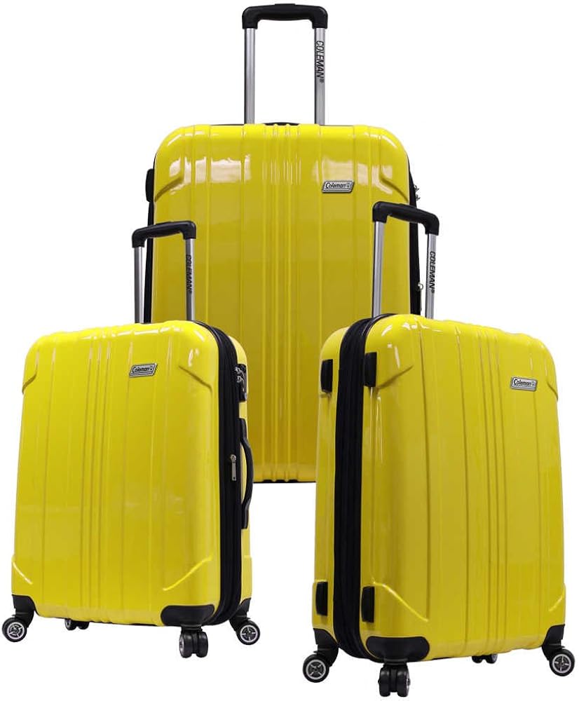 coleman 5 piece spinner luggage set 