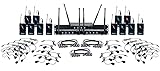 VocoPro 12 Channel UHF Wireless Headset & Lapel Mic