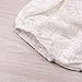 Newborn Baby Girl Off Shoulder Clothes Flower Lace Romper White Ruffles Sleeve Bodysuit Outfits 6-12 Months