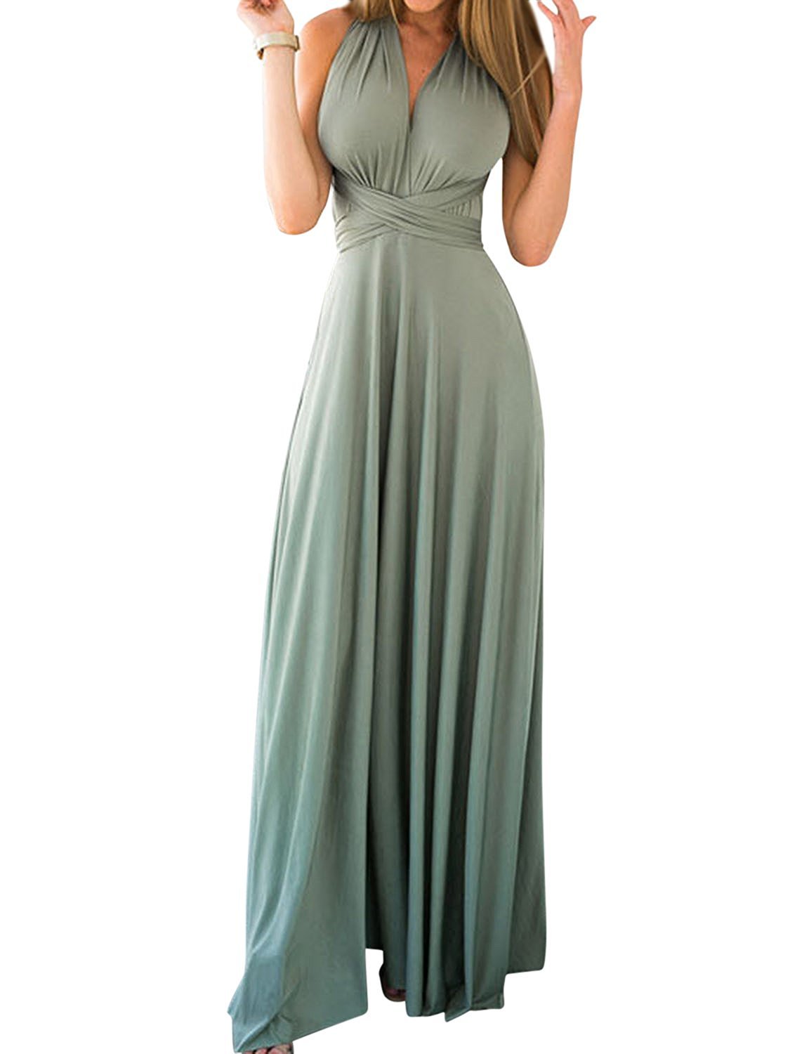 CHOiES record your inspired fashion Women's Infinity Gown Dress Multi