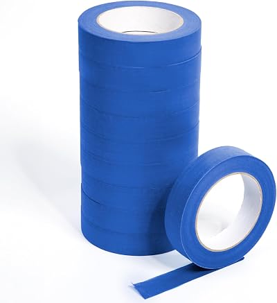Northern Brothers Masking Tape 24mm x 50m Blue Decorators Tape 10 Rolls