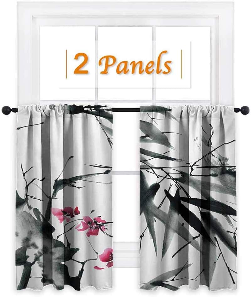 Juego de 2 paneles japoneses para habitación de niños, con tallos de