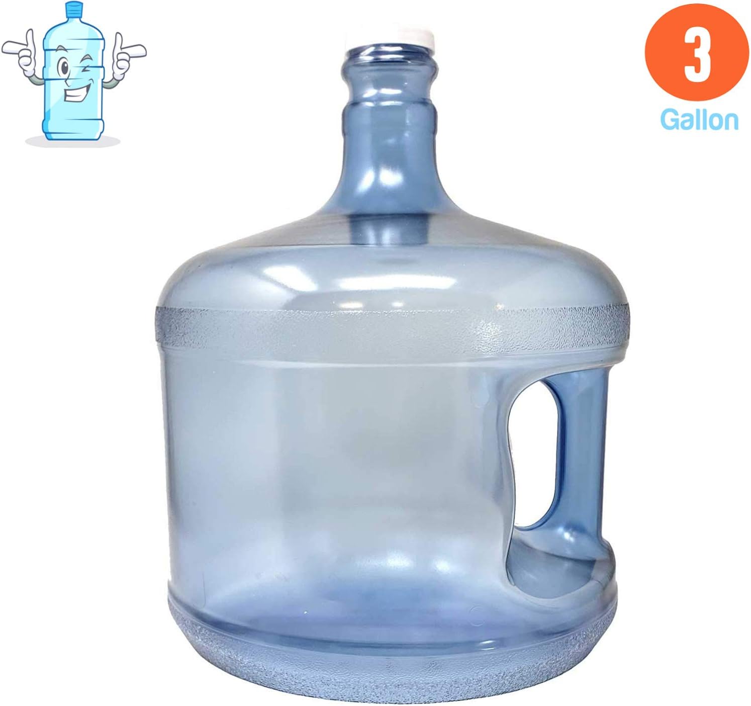 PureAqua BPA-Free Reusable Plastic Water Bottle Gallon Jug Container