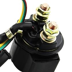 GOOFIT 2 Pin Starter Solenoid Relay Replacement for