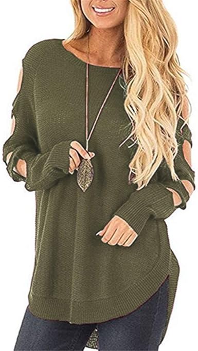 women's cold shoulder sweatshirts