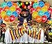 100pcs Coco Balloons Party Supplies, 12 Inch Latex Balloon Double-sided Signs for Kids Baby Shower Birthday Party Decorations