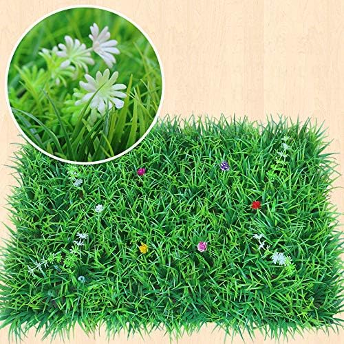 Shiwaki 60x40cm (23.62"x15.75") Green plant wall simulation plant wall home decoration background flower wall-flower seedlings - Image 3