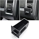 Storage Box for 2013-2018 Ram 1500 2500 3500 &amp; 2019-2024 Ram 1500 Classic | Front Passenger Dashboard Cubby, Black Finish Interior Storage Accessory, Easy to Install for Ram Pickup Trucks
