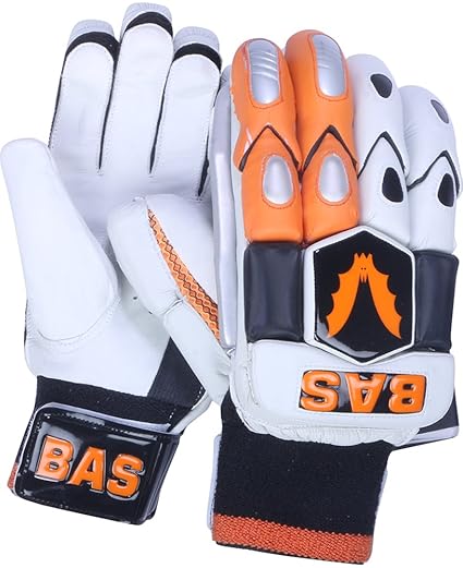 orange and black batting gloves