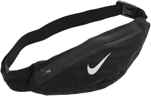 Amazon Co Jp Nike ナイキ アングルド ウエストパック Rn8027 0 ブラック ポケット部 W約38cm H約10 5cm ベルト部 フリー 重さ 約50g スポーツ アウトドア