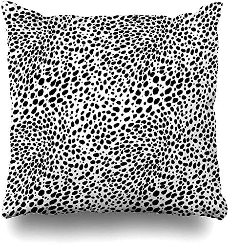 Decorative Throw Pillow Cover Square Cushion 18"X18" Brown Cheetah Leopard Animal Skin Jaguar Wild Pillowcase Home Decor Kitchen Garden Sofa