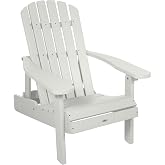Bahia Verde Cape Folding and Reclining Adirondack Chair, Coconut White