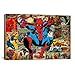 iCanvasART Marvel Comic Book Spider-Man on Spider-Man Covers and Panels by Marvel Comics Canvas Art Print, 26 by 18-Inch