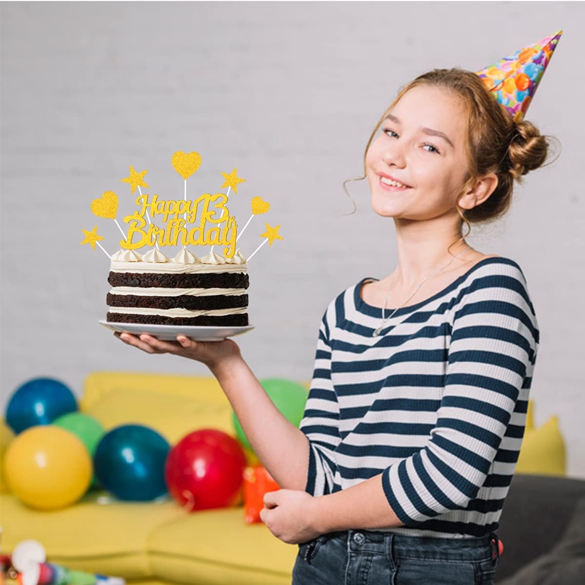 Garcon Fille Hommes Femmes Humairc 13 Deco Gateau Anniversaire Or Pour Gateau Anniversaire Or 13 Ans Decoration Joyeux Anniversaire Gateau Fournitures De Loisirs Creatifs Decorations Et Accessoires De Fetes Dakishop Com Br