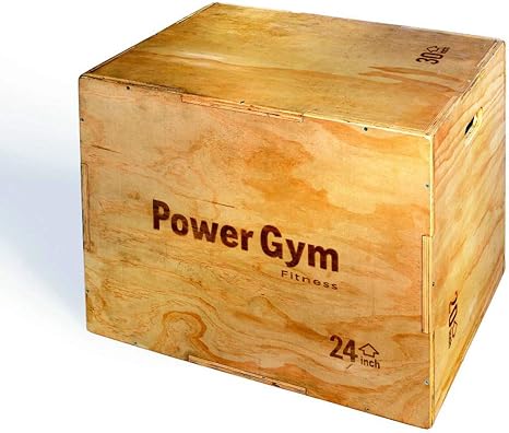 Madera pliométrico caja 3 en 1 – powergym Fitness: Amazon.es: Deportes y aire libre
