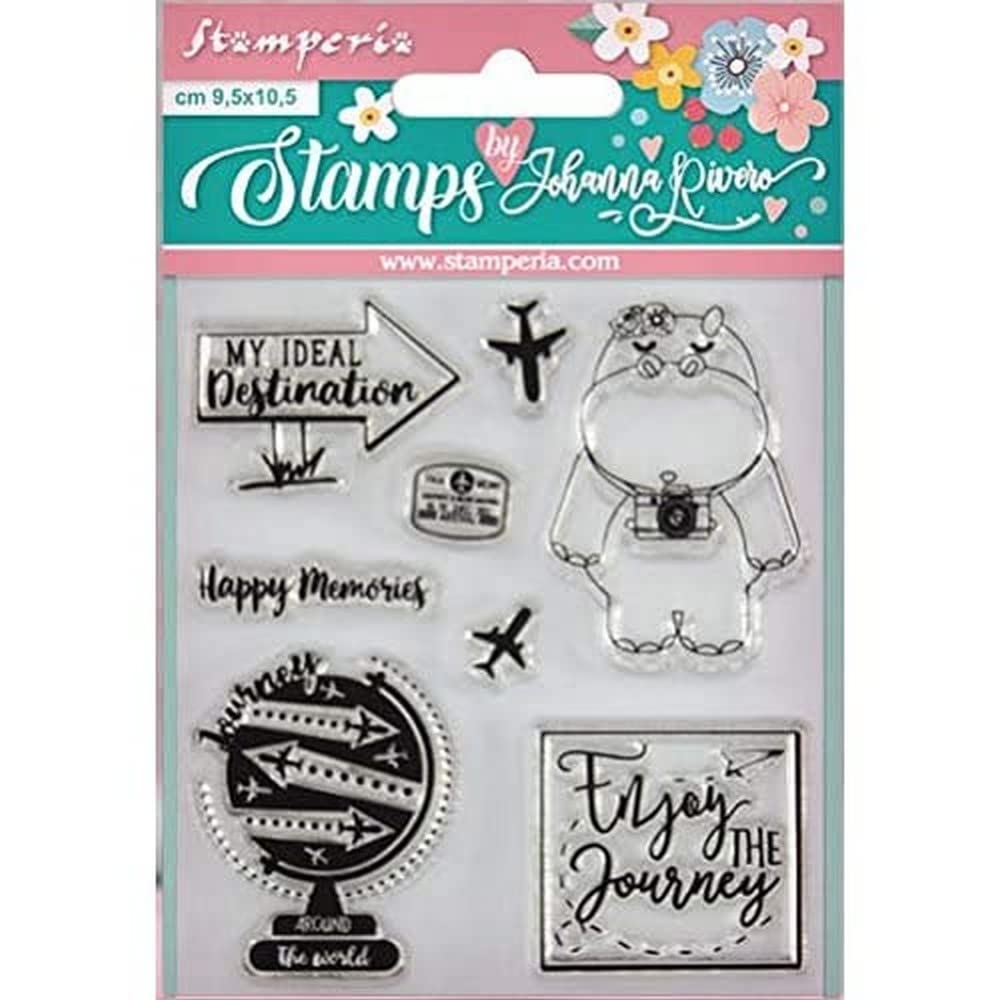 STAMPERIA INTERNATIONAL, KFT Cling Stamps, Hyppo by Johanna Rivero, One Size