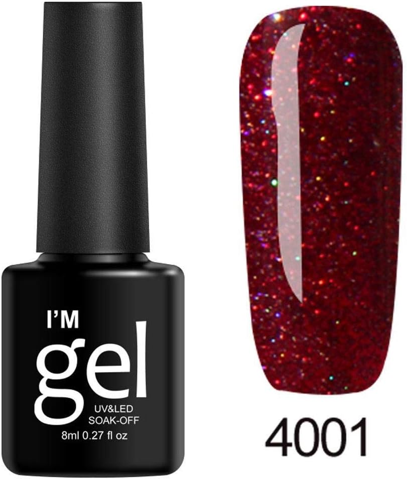 GoodKE Nail Polish 8 ML 16 Colors Nail Art Polish for Nail Long Lasting