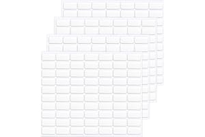 JANYUN 140 Pcs Mounting Putty, Double Sided Sticky Dots Removable Poster Putty Clear Sticky Tack for Wall Hanging Pictures Putty for Home Office Decor (20x10 mm)