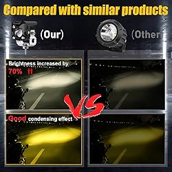 Kairiyard LED Pod Lights, LED off Road Lights 60W