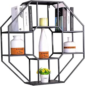 Almacenamiento de Estante Flotante de Estilo Retro, Organizador de