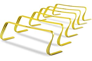 SKLZ 6-Inch Ultra Durable Agility Hurdles, Set of 6