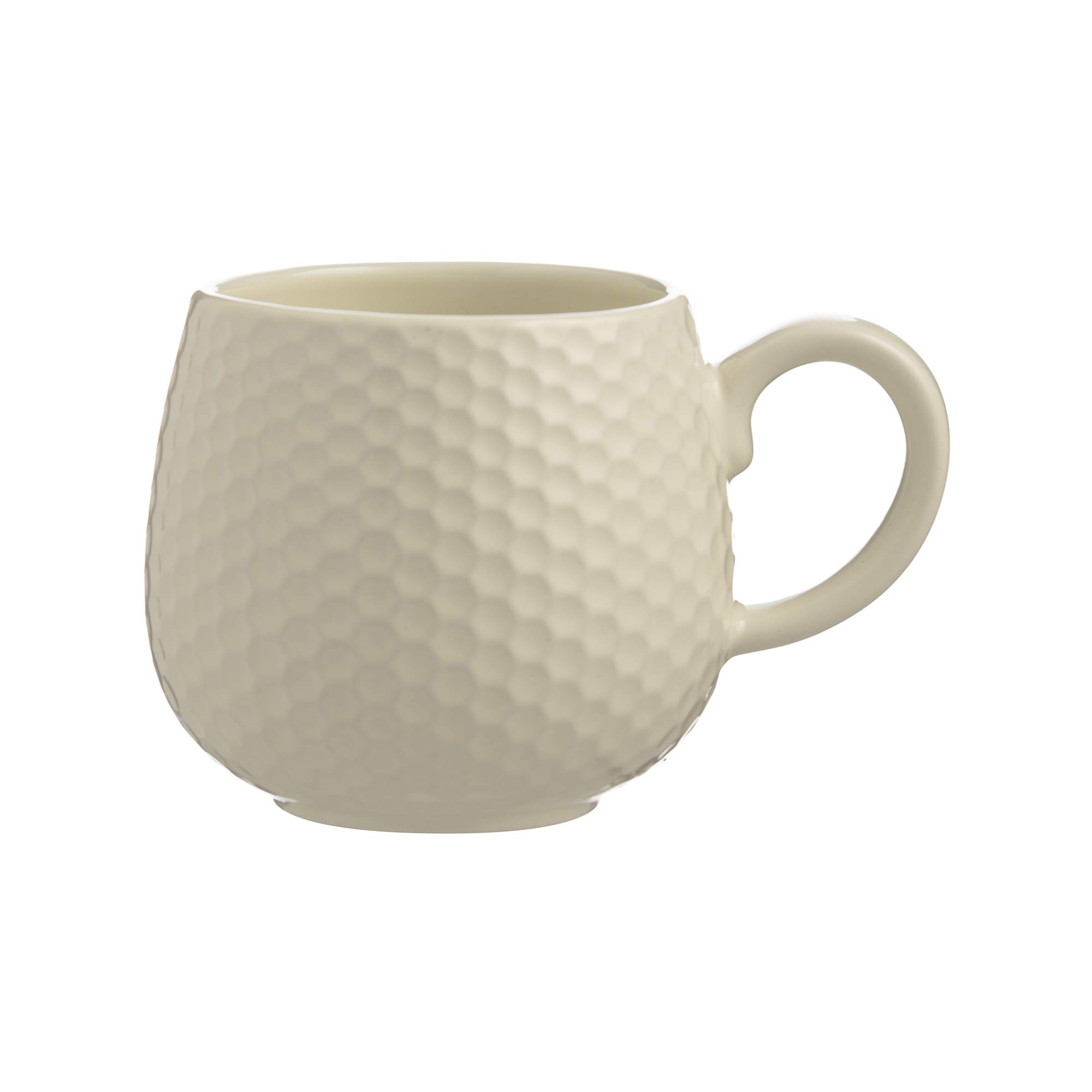 Mason Cash Embossed Honeycomb Cream Mug, 350ML