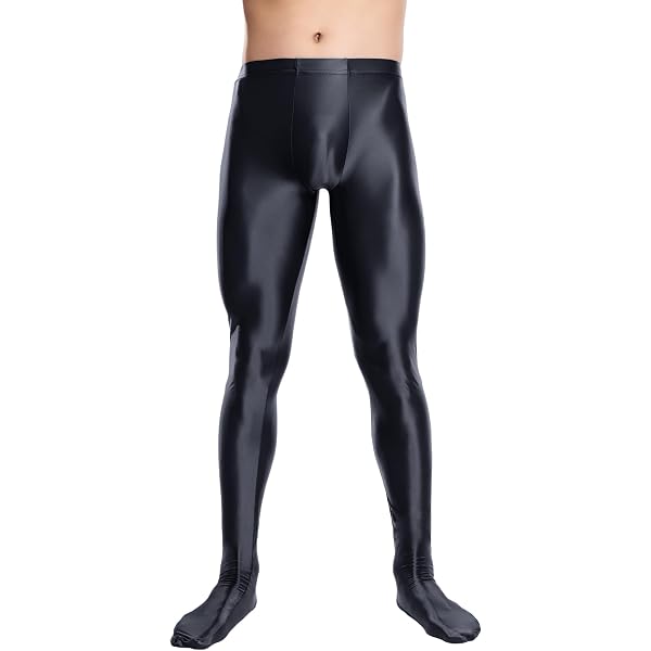 Calze Uomo Alte Fino Alla Coscia – Lucide, Trasparenti, Elastiche In Nylon E Spandex (Glossy See-through)