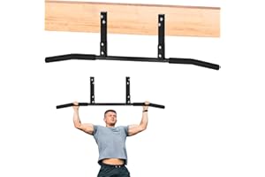 ATENTO Pull Up Bar, Chin Up Bars Ceiling Mount, Workout for Home Gym, Beam, Crossfit - Heavy-Duty, Foam Grip, Easy installation