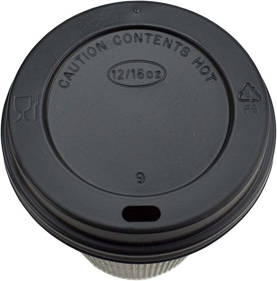 Signature Packaging, Luxury Ripple Insulated Paper Cups with Lids, Disposable for Coffee Hot Beverages - Image 5