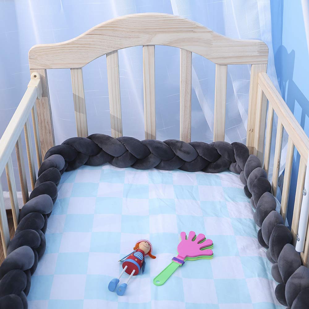 knotted baby crib bumper