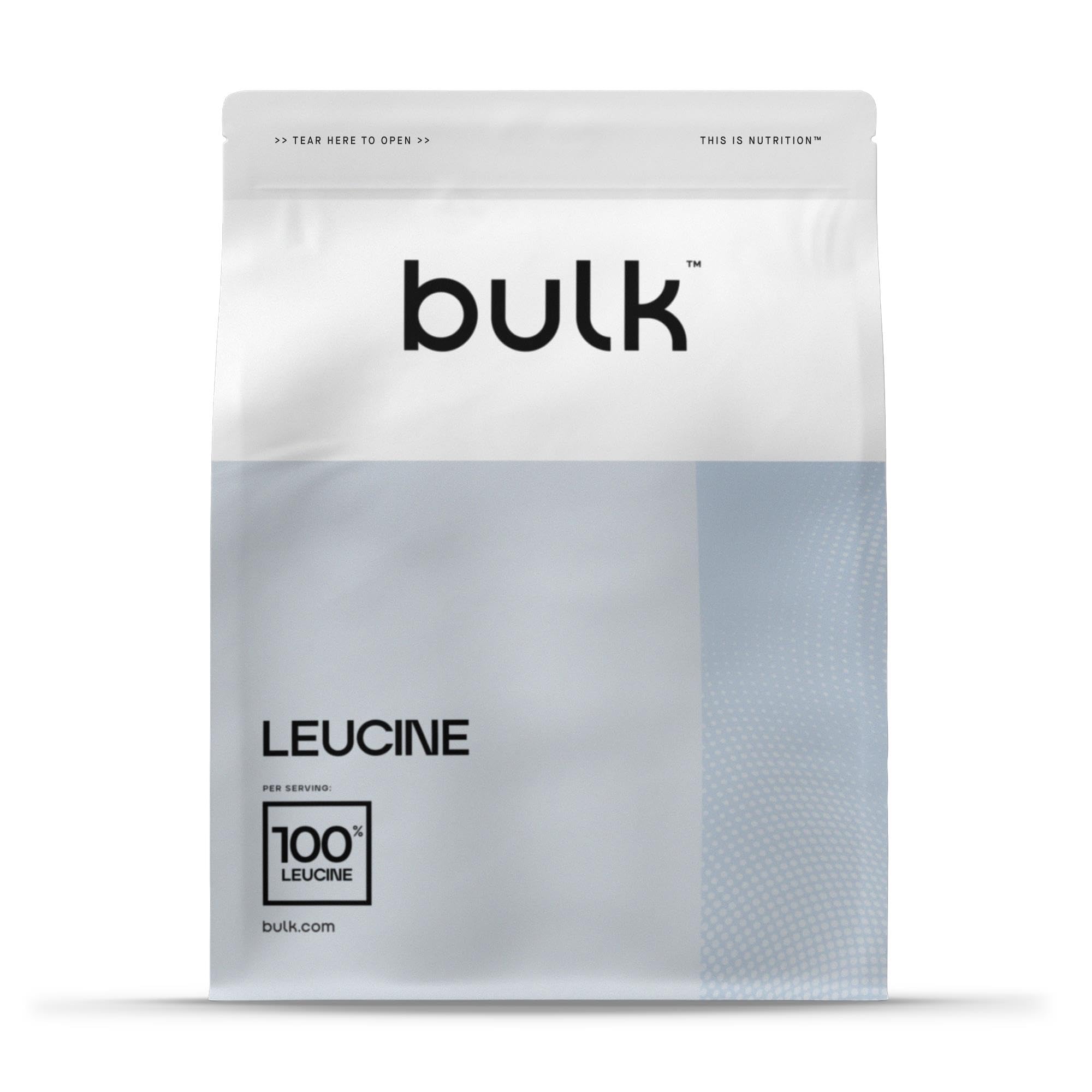 Bulk Leucine Powder, 500 g, 166 Servings, Packaging May Vary