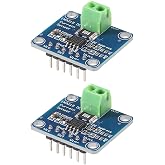 2PCS INA219 I2C Interface Bi-Directional DC Current/Power Monitoring Sensor Module DIY 3V-5V IIC I2C Current Power Supply Sensor SOT23 Breakout Module