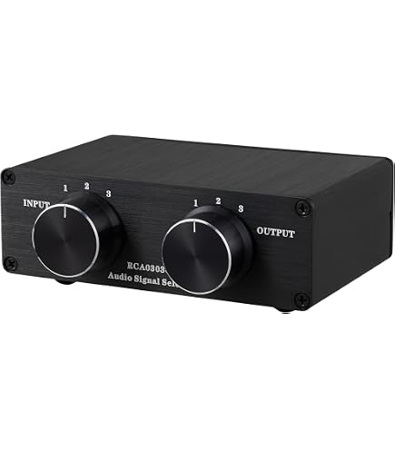 Amazon.com: 3 to 3 RCA Audio Source Signal Switch Box Manual