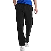 Hanes Men
s Essentials Jersey Sweatpants, Cotton Lounge Pants with Pockets for Men, 32” Inseam