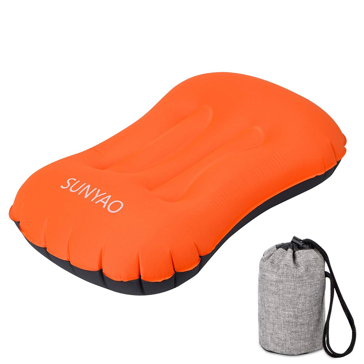 Photo 1 of SUNYAO Ultralight Inflatable Camping Pillows - Compressible, Compact, Inflatable, Comfortable, Ergonomic Pillow for Neck & Lumbar Support While Camping, Backpacking?Hiking