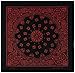 Large Bandanas 27 x 27 | Versatile Biker Rags | Classic Paisley Bandana Pattern
